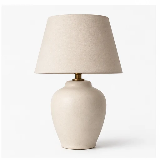 Original ceramic lamp on a plain studio background.