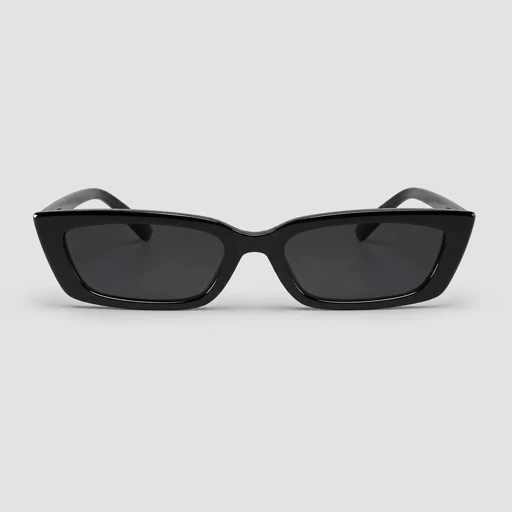 Original oversized black sunglasses on a plain studio background.